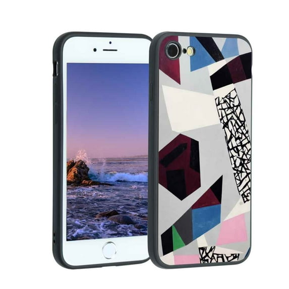 Compatible with iPhone 7 Phone Case, Abstraction 6 Case Men Women, Flexible Silicone Shockproof Case for iPhone 7