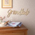 thumbnail image 6 of Grandkids Laser Cut Wood Letter Sign Wall Decor Cutouts Unfinished Wooden Signs Wall Art Basswood Hanging Sculpture Decoration for Painting Crafts DIY Home Bedroom Decor Gift 11.8x4.7Inch Beige, 6 of 9