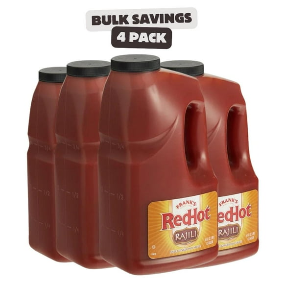 Frank's RedHot Sauce Piquante Rajili 0,5 Gallon - 4/caisse