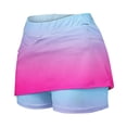 thumbnail image 3 of EnJoCho Girls Tennis Skirt Shorts High Waisted Athletic Skorts Workout Go𝗅f Running School Skirt Girls Floral Dress Easter Floral Print Dress, 3 of 6