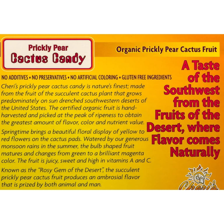 Prickly Pear Jelly Candies - Prickly Pear Cactus - Tastes Great - Made With  Real Cactus Juice - Walmart.com