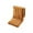 Brown Seat Cushion, variant on Winter Plush High-Back Seat Cushion for Chairs, Stools, Sofas, Thick Non-Slip Chair Pad with Straps, Foldable Backrest Cushion for Indoor Outdoor Use