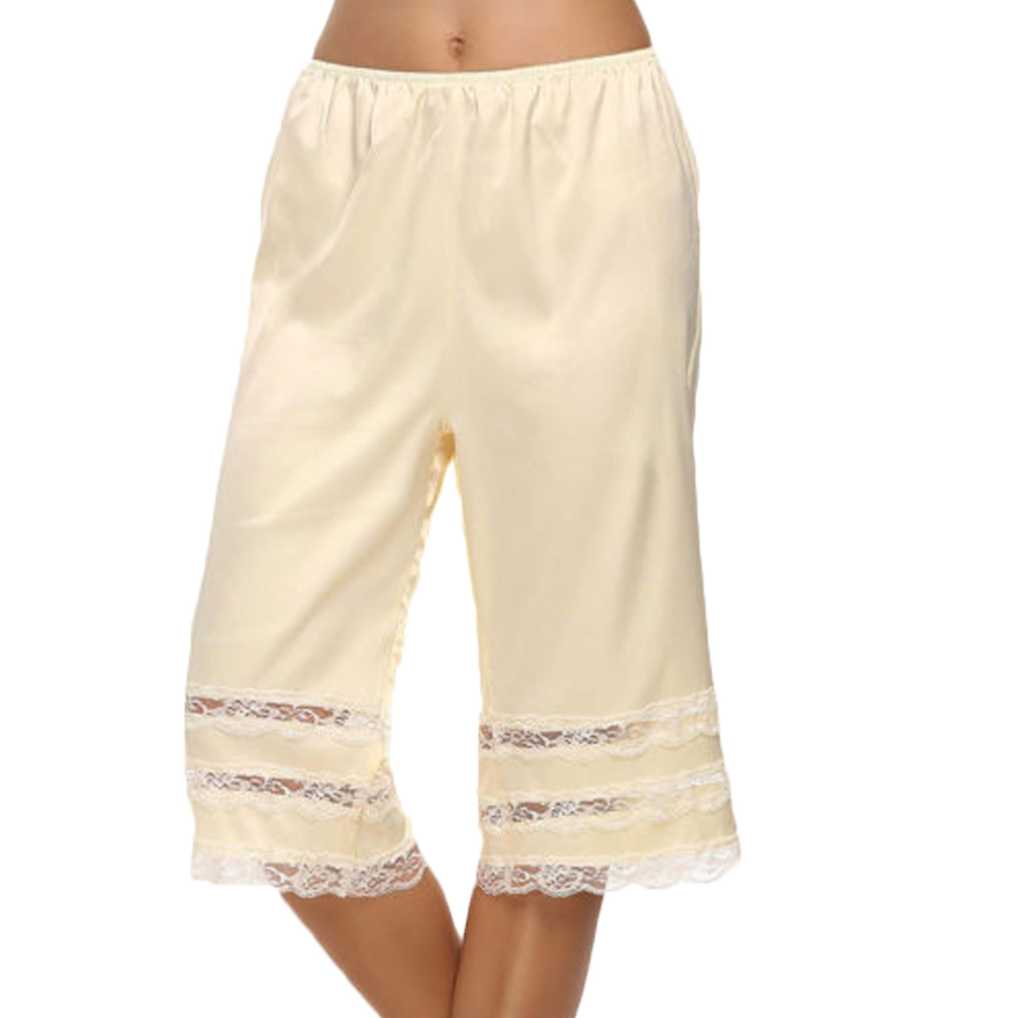 lioraitiin Women Slip Liner Pajamas Sleepwear Night Bottoms Elastic