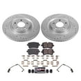 thumbnail image 3 of PowerStop Rear Z23 Evolution Sport Carbon-Fiber Ceramic Brake Pad and Drilled & Slotted Rotor Kit Fits: AUDI Select Models K8850, 3 of 10