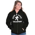 thumbnail image 4 of Bigfoot the Hide and Seek Champion Unisex Fleece Graphic Zip Up Hoodie Brisco Brands 2X, 4 of 5