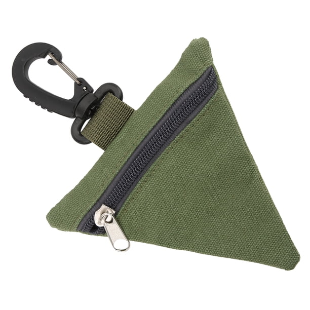 Mini Riñonera Triángulos Al Aire Libre Hebilla Colgante Tela Oxford Cremallera Organizador Bolsa para Salidas Almacenamiento de Artículos Llavero Cremallera Bolsillo ANGGREK Otros