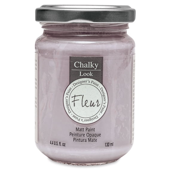 Fleur Chalky Look Paint - Milady Rose, 4.4 oz jar