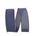 thumbnail image 1 of Reliant Ribbon 92573W-177-40K Everyday Linen Value Wired Edge Ribbon - Denim - 2.5 in. x 50 yards, 1 of 1