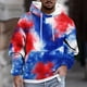 thumbnail image 1 of Sudadera con capucha para hombre, estilo casual, con cuello redondo, estampado, manga larga, blusa de poliéster, 1 of 5