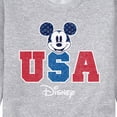 thumbnail image 3 of Disney - Americana - Mickey Usa - Men's Crew Neck Fleece Pullover, 3 of 5