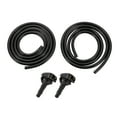 thumbnail image 1 of Boquilla de lavado de parabrisas Unique Bargains para Mitsubishi Lancer 2008-2014 No. 61601384859 Frontal Negro con 2 Pcs de manguera de 1 metro 1 juego, 1 of 7
