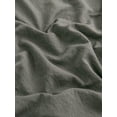 thumbnail image 6 of Move Over Dark Grey Pillowcases Queen, Soft Washed Microfiber Pillow Cover Set of 2, Solid Pattern, 2 Pack, 6 of 7