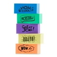Pen + Gear Reward Erasers with Fun Prints, Assorted Colors, 100 Count