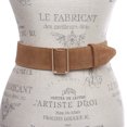 thumbnail image 2 of Women's 2" Wide High Waist Pull-Through Prong-less No Holes Plain Suede Dress Belt, 2 of 2