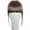 D05 #12, variant on Magik Clip in on Thin Neat Bangs Human Hair Front Fringe Hair Extensions Hairpiece