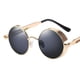 thumbnail image 4 of Gafas de sol góticas Steampunk Baoblaze protección dorada Lentes de Espejo vintage, 4 of 8