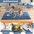 thumbnail image 2 of Kojooin Colchón de Piso, Colchón Plegable, Colchoneta para Dormir de Estilo Japonés, Colchón Enrollable para Acampar, Apartamento de Viaje, Colchón Tatami Portátil para Niños, 2 of 7