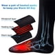 thumbnail image 3 of Calcetines de compresión de tobillo Aquiles tendinitis Brace (2 pares blanco + negro S/M) FLhrweasw Para estrenar, 3 of 4