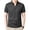 Black, variant on Flmei Men's Short Sleeve T-Shirt Mens Moisture Wicking Golf Athletic Shirt Mens Stretch Floral Tees Shirt Tops for Summer M-4XL