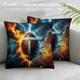thumbnail image 3 of Wuche  Home Décor Super Soft Short Plush Square Throw Pillow Case Sofa Cushion Cover with Invisible Zipper  Insert- Football Theme Multiple specifications, 3 of 5