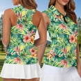thumbnail image 4 of KUIFORTI Matching Golf Shirts for Couple Moisture Wicking Hawaiian Tropical Floral Quick Dry Funny Men Women Matching Couple Golf Shirts Breathable Fabric Washable Suitable for Outdoor Sports, 4 of 6