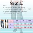 thumbnail image 3 of Tosmy Jeans For Women Mid Rise Barrel Jeans Wide Leg Mid Waist Cropped Denim Pants Baggy Boyfriend Jeans With Pockets Fashion, 3 of 9
