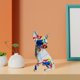 thumbnail image 4 of Estatua de Perro Colorida, Estatuilla Moderna, Manualidades, Adorno de Transferencia de Agua Coleccionable, Animal para Dormitorio, na, Armario D Chihuahua blanco Macarena Estatua de estatuilla de perros, 4 of 8