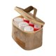 thumbnail image 1 of 6 botellas de condimentos para acampar con bolsa de almacenamiento, tarros de especias transparentes portátiles, contenedores de especias para Picnic, Caqui, 1 of 8