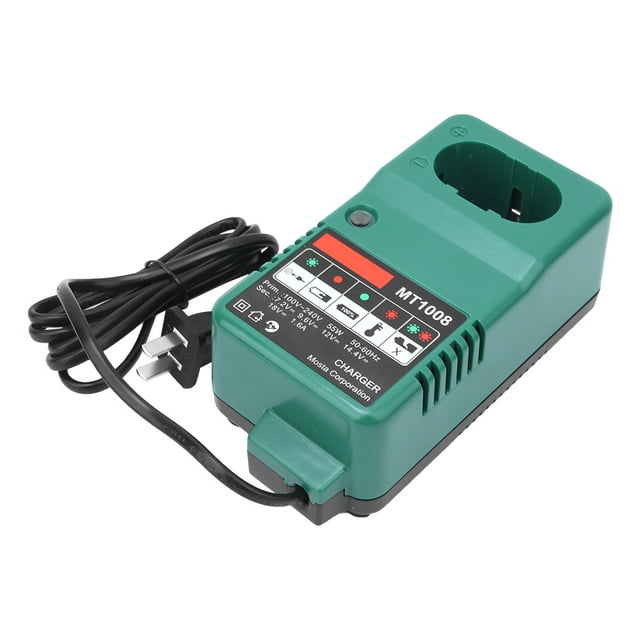 Chargeur de Batterie de Perceuse, Performance Stable et Fiable Chargeur de Protection Multi-Niveaux, pour Batterie de Perceuse Électrique 7.2/9.6/12/14.4/18V