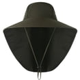 thumbnail image 1 of Unisex UV Protection Cap Summer Outdoor Fishing Climbing Sun Hat with Neck Flap, 1 of 10