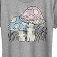 thumbnail image 3 of Instant Message - Watercolor Mushrooms - Women's Short Sleeve Graphic T-Shirt, 3 of 6