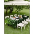 60x102 Inch Outdoor Tablecloth with Umbrella Hole Zipper Rectangle ...