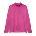 thumbnail image 4 of EDFBUYKRS Womens Plus Size Tops Long Sleeve Shirts V Neck Textured Keyhole Gathered Knit Tunic Loose Fall Blouses Xxl, 4 of 4