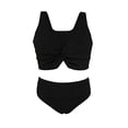 thumbnail image 4 of Baby Swimsuit Girl Girl's Two Piece Tie Dye Bikini Set for Girls Bathing Suit Black 8-9 Years, 4 of 4