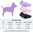 thumbnail image 3 of BadPiggies Dog Coat Vest Fleece Lining Dog Jacket Winter Warm Padded Pet Clothes for Small Medium Dogs, 3 of 9