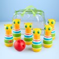 thumbnail image 3 of Melissa & Doug Sunny Patch Giddy Buggy Bowling Action Game - 6 Bug Pins, 1 Plastic Ball, 3 of 6