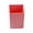 Pink, variant on Qocolcyl Under 1 Dollar Plastic Square Pen Holder Desktop Organizer, Multi-Color Lightweight Stationery Storage Caddy for Desk Office & Classroom Desktop Supplies,Green