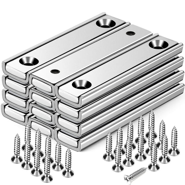 Imanes rectangulares de neodimio DIYMAG, 60 x 14 x 5 mm, 25 kg de fuerza de tracción