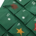 thumbnail image 5 of LOLIPPYY Advent Calendar Set with Pockets for Kids, Chocolate & Countdown Decorations in Green, 5 of 7