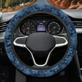 thumbnail image 3 of Yuyamidu Blue Sea Turtle Steering Wheel Cover for Sedan Auto Thick Automotive Wheel Protector 15 Inch Non-Slip Flannel Car Accessories Women Men Steering Cover, 3 of 7