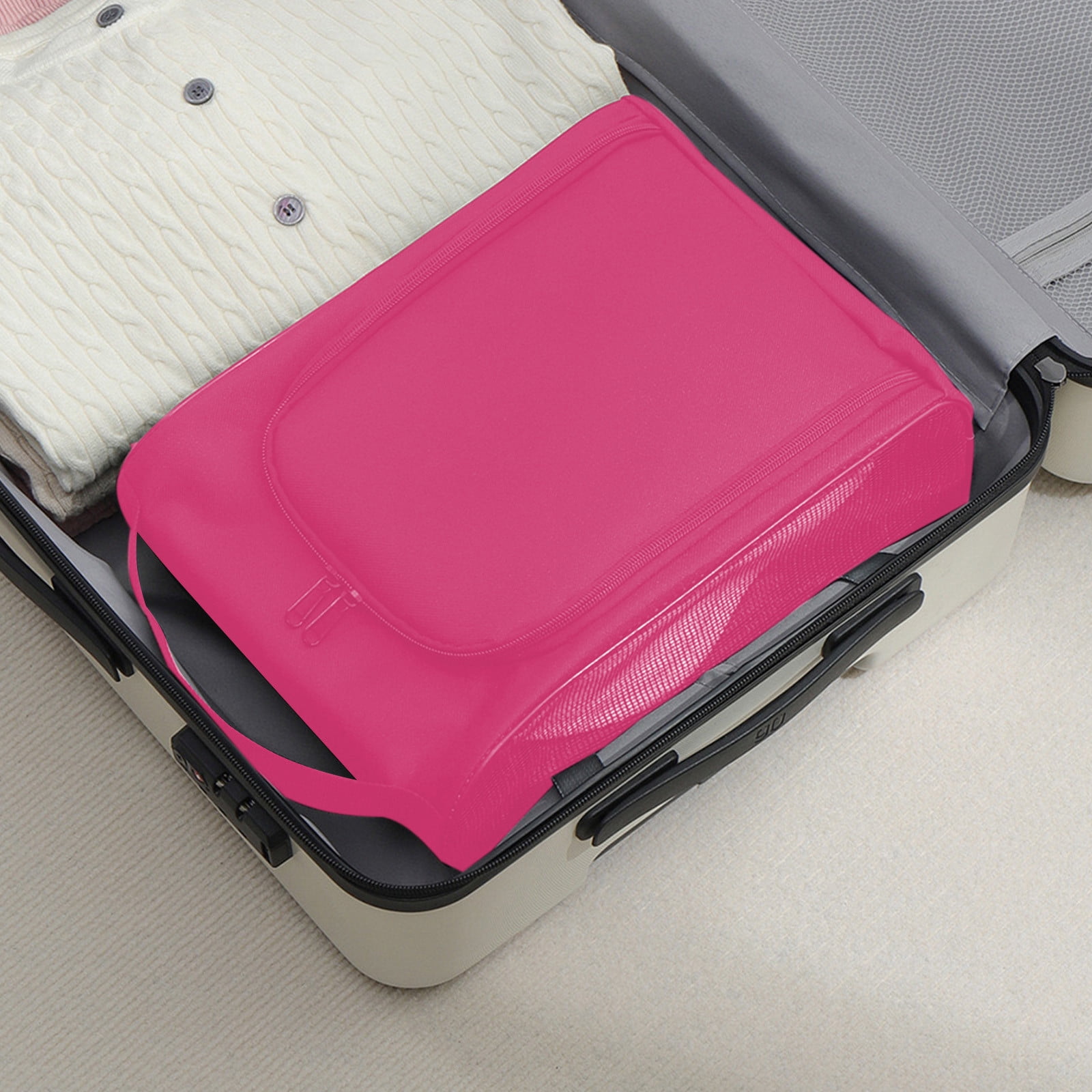 JilgTeok 1 Packs Reusable Shoe Storage Bag for Travel & Moving Washable Polyester Organizer with Zipper for Men & Women, Durable Shoe Protector Case