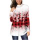 thumbnail image 2 of Pntutb Mujeres Otoño e Invierno Casual Navidad Impreso Pile Collar Manga Larga Cordón Pullover Blusa Sudadera tops Pntutb Pntutb-3874, 2 of 8