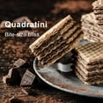 thumbnail image 4 of Loacker Quadratini Wafer Cookies Bite Sized Non GMO Crème Filled Dark Chocolate - 8.82 oz Pack of 2, 4 of 7