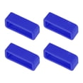 thumbnail image 1 of Unique Bargains Watch Band Strap Loops Silicone for 19mm Width Watch Band, Blue 4 Pack, 1 of 5