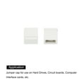 thumbnail image 4 of Unique Bargains 2.54mm Closed Short Circuit Cap Jumper Cap Blocks Connector, White 40 Pack, 4 of 4
