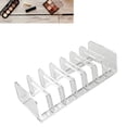 thumbnail image 3 of Organizador De Paleta De Sombras De Ojos, Base Estable Que Ahorra Espacio, Soporte De Almacenamiento De Sombra De Ojos Transparente De 7 Secciones Para Tocador De Baño, 3 of 7