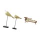 thumbnail image 5 of Figuras modernas de pájaros de madera y esculturas de sofás en miniatura para escritorios, dormitorios, entradas, decoración de interiores y muebles p, 5 of 8
