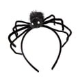 thumbnail image 2 of Diadema de Halloween, disfraz, tocado, tocado, diadema de cosplay, diadema, diadema Araña negra, 2 of 9