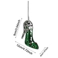 thumbnail image 3 of Glitter Transparent Christmas Hanging Ornaments, Xmas Tree Pendants Ideal for Winter Holiday Scene Home Decor, 3 of 6