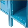 thumbnail image 4 of Double Tier Locker, 12x15x36, 6 Door, Unassembled, Blue, 4 of 5